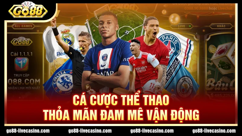 Cá cược thể thao với đa dạng kèo hấp dẫn mỗi ngày